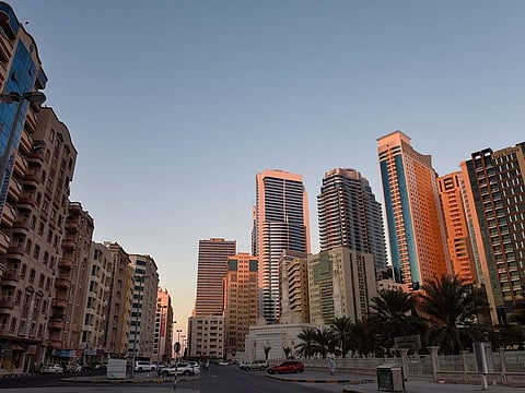 The Sharjah skyline. Even during the pandemic, SCFO provided mental and logistical support to children in need of a safe environment.