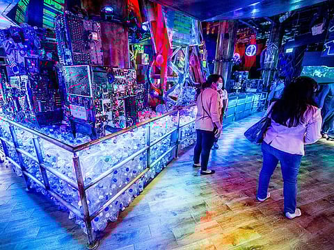 File photograph from a media tour of the Substainability Pavillion at The Dubai Expo Site.