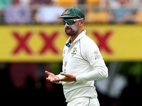 Nathan Lyon struck in his 100th Test for Australia