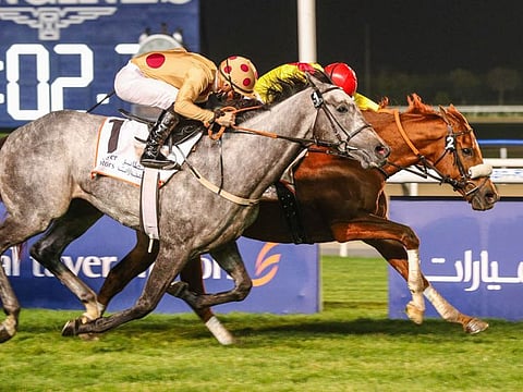 Recordman and Tadhg O'Shea win the Al Tayer Motors Handicap
