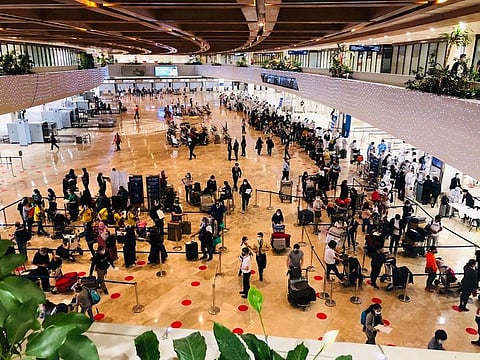 The Philippines has reopened its borders to international visitors from February 10, 2022. Starting March 1-15, the capital Manila and 38 other destinations were downgraded to the lowest COVID alert level. A scene inside Manil's Ninoy Aquino International Airport Terminal 1.