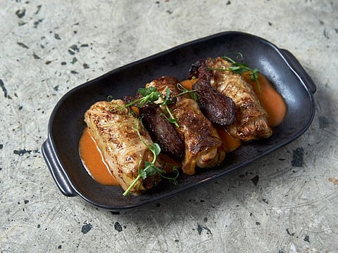 Sarma, a Balkan dish of cabbage rolls stuffed with minced beef, is made of fermented cabbage