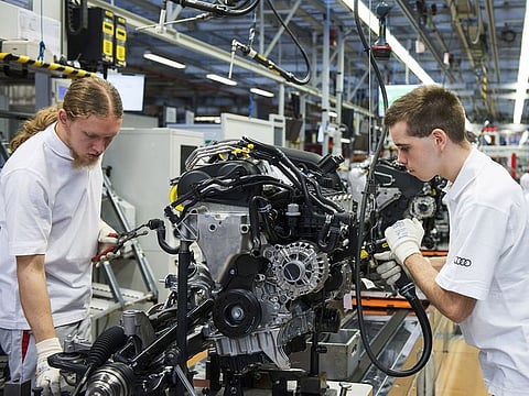 Audi has put more than 10,000 workers on furlough as production slowed.