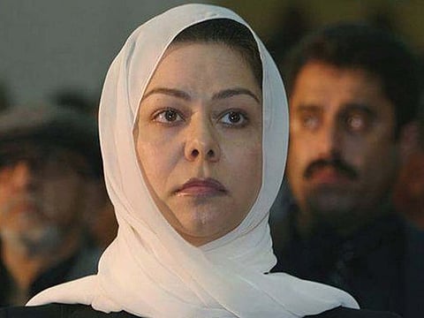 Raghad Saddam Hussein, the eldest daughter of former Iraqi president Saddam Hussein.