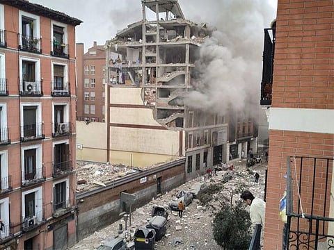 The explosion happened in Toledo street, in the city center