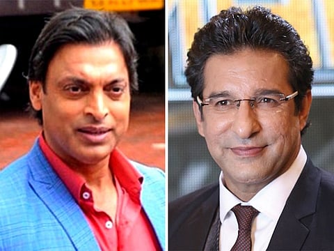 Shoaib Akhtar and Wasim Akram
