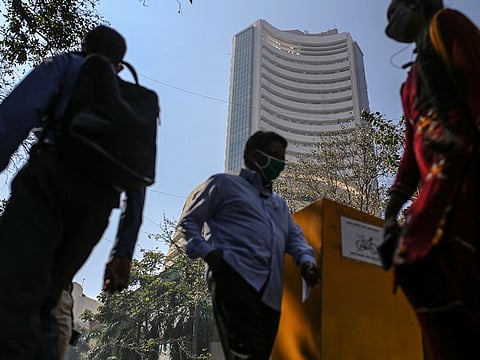 Bombay Stock Exchange (BSE) building in Mumbai, India. Indian shares declined further on Wednesday.