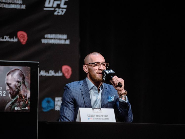 Conor McGregor has promised to put on a 'masterpiece' in Abu Dhabi at UFC 257.