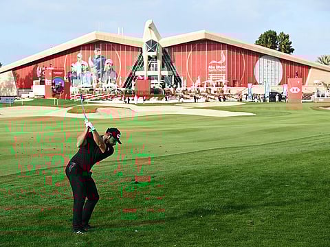 Tyrrell Hatton has cut loose from the field at the Abu Dhabi HSBC Championship