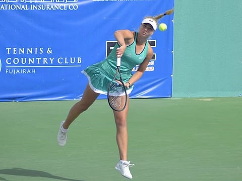 Junior Australian Open champion Clara Tauson wins in Fujairah