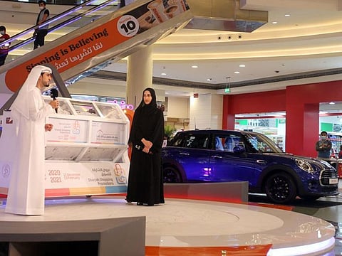 File picture of a raffle draw during a past edition of Sharjah Shopping Promotions