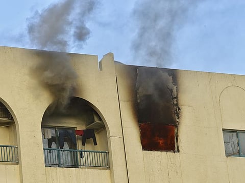 Police investigation showed that the fire started in a window air conditioner.