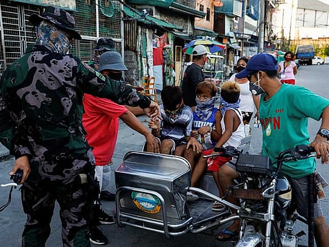 Duterte said he did not want to risk youngsters catching the more contagious British strain of COVID-19.