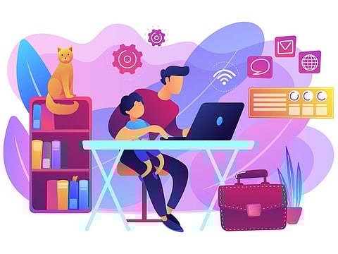 Strategies for parents working from home