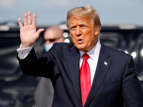 Former US president Donald Trump