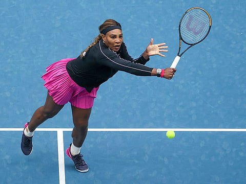 Serena Williams wins on her warm-up to the Australian Open