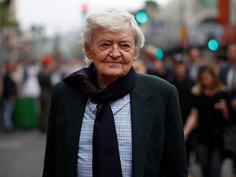 Actor Hal Holbrook arrives to the premiere of "Planes: Fire & Rescue" at the El Capitan Theater in the Hollywood section of Los Angeles, California, July 15, 2014.