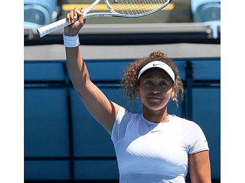 Naomi Osaka won in Melbourne