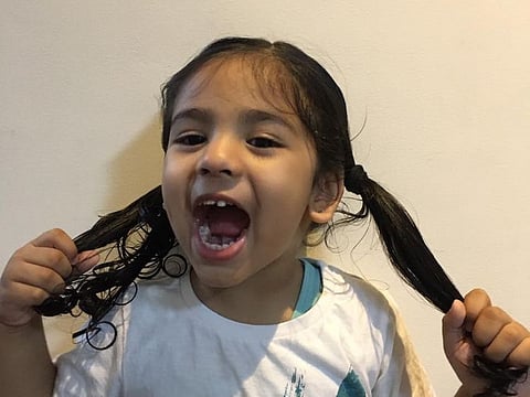 At just two years and ten months, Taksh Jain is UAE's youngest hair donor.