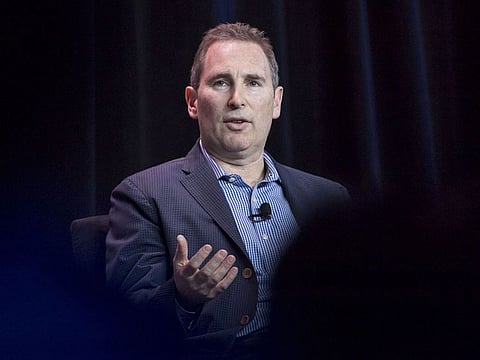 Andy Jassy, chief executive officer of web services at Amazon.com Inc., speaks during the Amazon Web Services (AWS) Summit in San Francisco on April 19, 2017.
