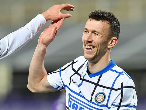 Ivan Perisic scored for Inter Milan against Fiorentina