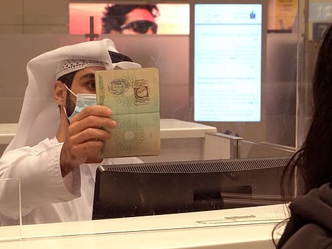 Visitors arriving at UAE airports get a Martian ink stamp on their passports, in commemoration of Hope Probe’s historic arrival to Mars on February 9.