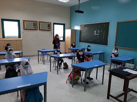 It will also mark the first time after March 2020 that students enrolled in Grades 6 to 8, and students with chronic conditions, at Abu Dhabi private and charter schools will be able to attend school in person.
