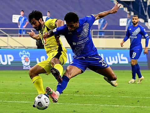 Kalba held off Al Nasr in the Arabian Gulf Cup semi-finals first leg