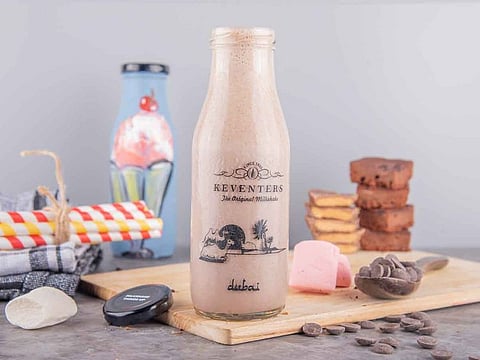 Keventers' Nutella Marshmallow shake