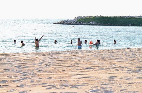 A public beach in Ras Al Khaimah. Picture for illustrative purposes only.