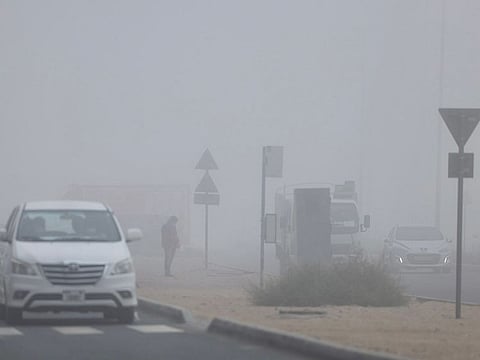 Dubai Police have advised motorists to maintain longer distances between vehicles while driving in foggy weather.