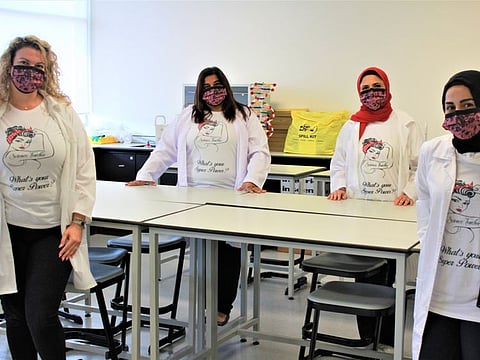 At GEMS International School (GIS), the science team is made up of women teachers only.