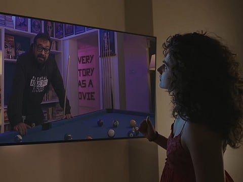 Anurag Kashyap and Taapsee Pannu in the teaser for 'Dobaaraa'