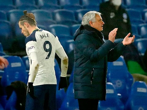Gareth Bale and Jose Mourinho are not seeing eye-to-eye at Tottenham