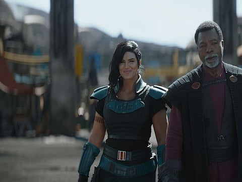 Gina Carano in The Mandalorian