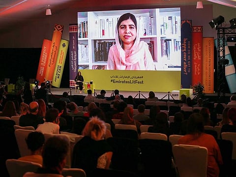 Nobel Prize winner Malala Yousafzai was one of the leading speakers at the Emirates Airlines Literature Festival which concluded on Saturday in Dubai.