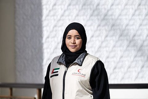 Amal Al Busaeedi is head of technical support at the Emirates Red Crescent.