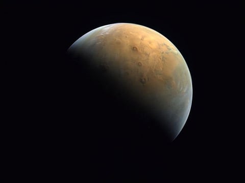 File image of Mars captured by Hope Probe