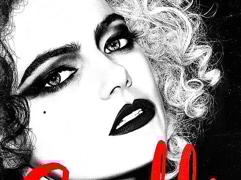 Emma Stone in the poster for 'Cruella'
