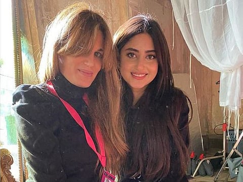 Jemima Goldsmith with Sajal Aly
