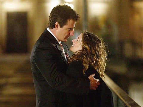 Chris Noth and Sarah Jessica Parker on 'Sex and the City'