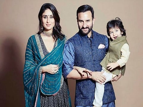 Kareena Kapoor Khan, Saif Ali Khan and Taimur Ali Khan
