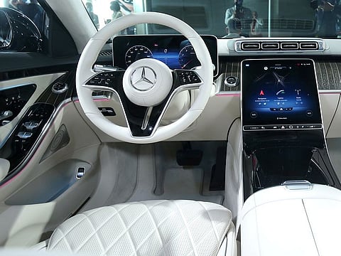 The interior of the new Mercedes-Benz S-Class. Daimler said it expects the global economy to recover strongly in 2021 "in the absence of further unexpected pandemic-related setbacks".