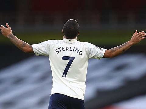 Raheem Sterling scored the only goal as Manchester City beat Arsenal.