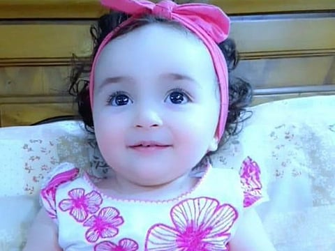 Nineteen-month-old Laveen Jabbar Al Kutyashi.