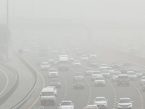 Dusty weather in Dubai and Sharjah