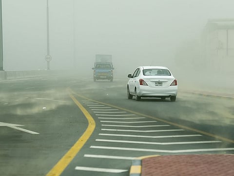 Dusty weather in Dubai and Sharjah