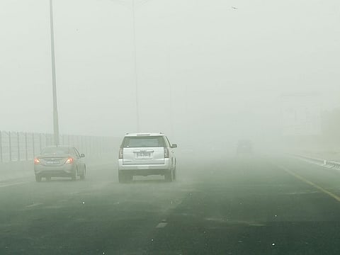 Dusty weather in the UAE