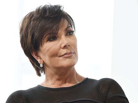 Kris Jenner in Dubai in 2016.