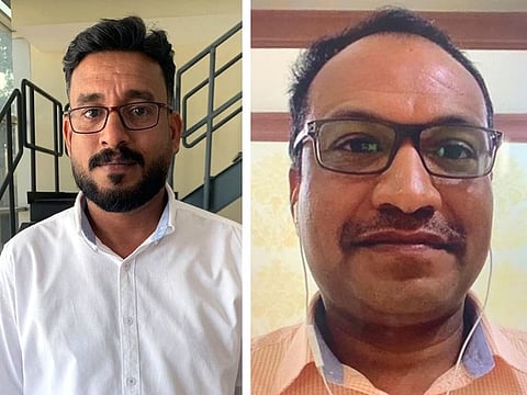 Ramesan (left) and Praveen have been regular participants of the weekly Mahzooz draw.